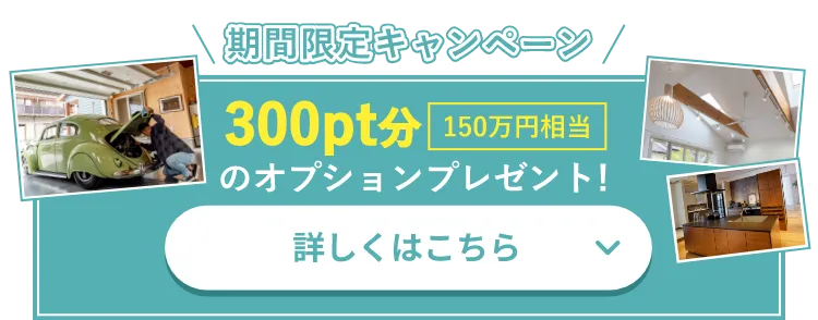 期間限定キャンペーン　300pt プレゼント！
