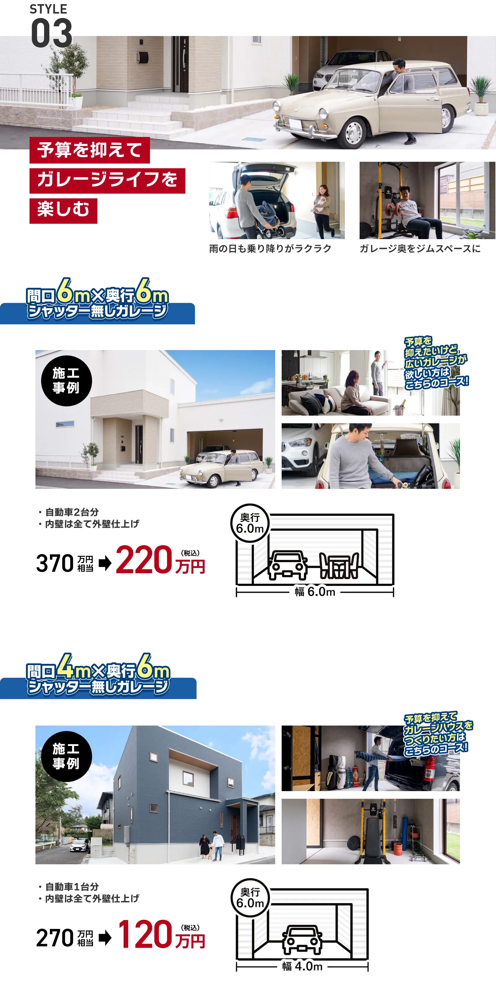 STYLE03 予算を抑えてガレージライフを楽しむ