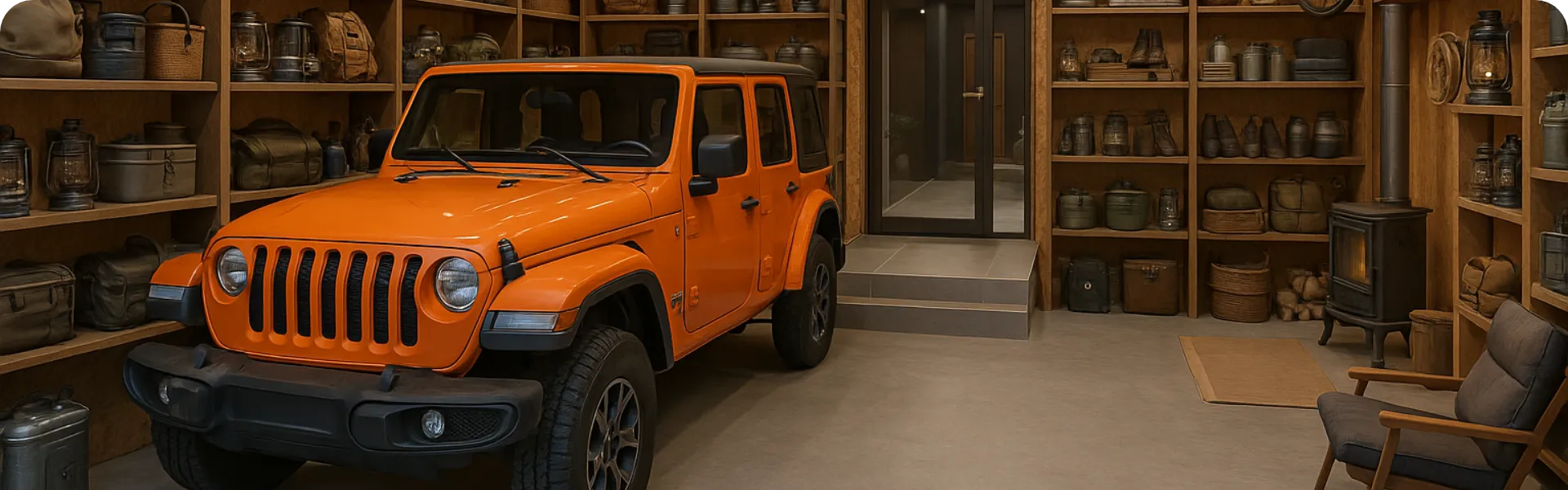 ビルトインガレージ設置