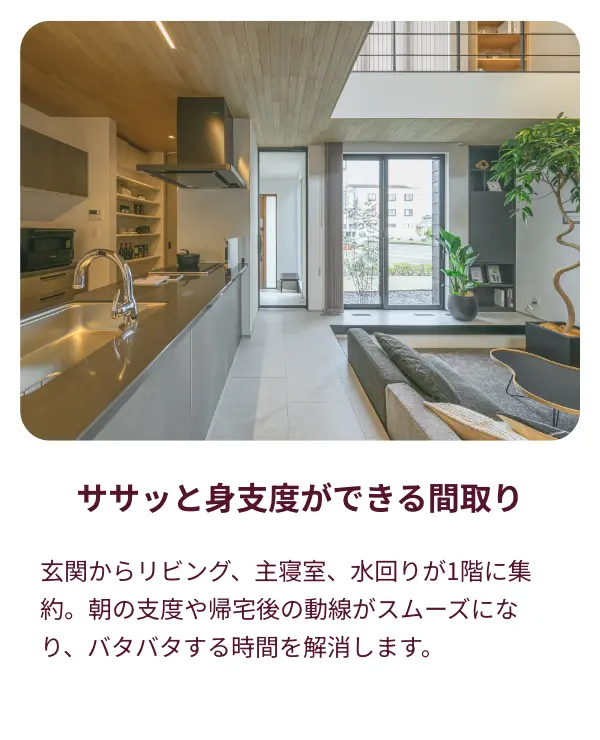 便利さと収納力を融合した1.5階